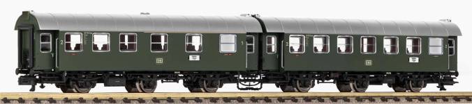 PIKO 40760 - N - 2-tlg. Set Umbauwagen AB3yg + B3yg, DB, Ep. III